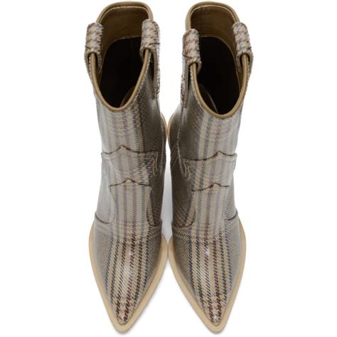 fendi boots cheap|fendi plaid cowboy boots.